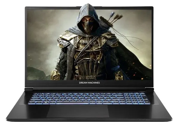 Ноутбук Dream Machines RG4060-17 17.3FHD IPS, Intel i7-14650HX, 16GB, F1TB, NVD4060-8, DOS, чорний