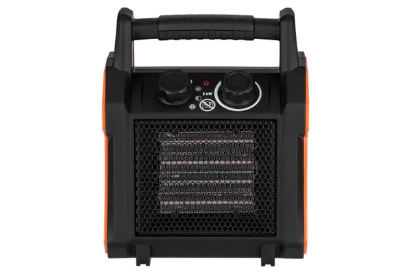 Купить Тепловая пушка электрическая 2E Portable Ceramic, 2кВт, 20м кв, 139м куб/ч, керамический нагрев. элемент (PTC), черный
