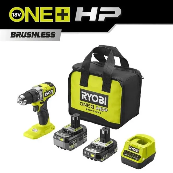 Шуруповерт-дрель аккумуляторная Ryobi ONE+ HP RPD18C-242S (АКБ+ЗУ)