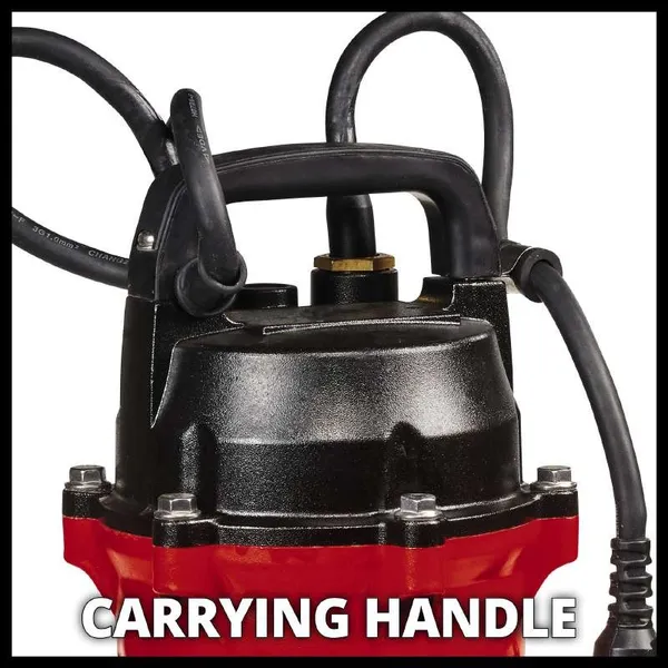 Насос дренажний Einhell GE-DP 900 Cut, 900Вт, 16000 л·год, вис. под. 11.5м, занурення 7м, 12.8кг замовити