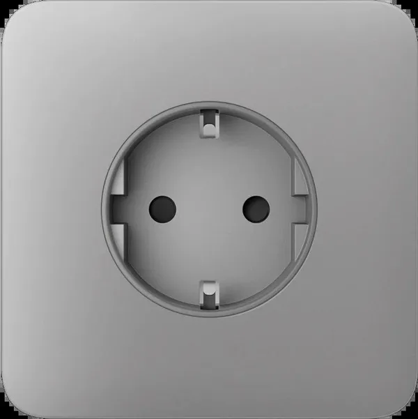 Передняя панель для встраиваемой розетки Ajax SoloCover for Outlet Basic, grey