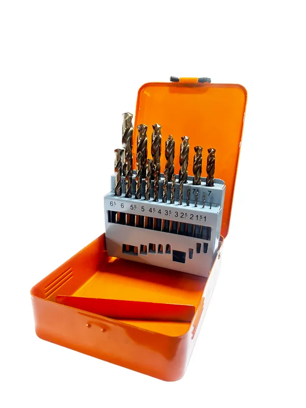Набір свердел п/м HSS-CO 1-10мм*0,5мм 19шт коробка метал ціна в Україні