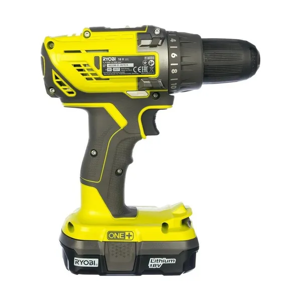 Шуруповерт-дрель аккумуляторная Ryobi ONE+ R18DD3-0 18В 50Нм 500·1800об·мин 1.2кг (без АКБ и ЗУ) цена в Украине