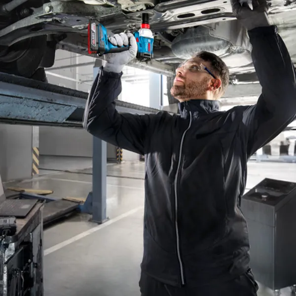 Купить Гайковерт ударный аккумуляторный Bosch GDX 18V-285 + L-BOXX 18В 2800об·мин 285Нм 1.1кг без АКБ и ЗП