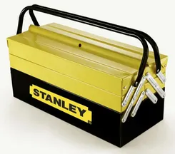 Ящик для інструменту Stanley Expert Cantilever, п'яти секційний, розсувний, 20.8x45x20.8см, метал фото