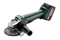 Шлифмашина угловая аккумуляторная Metabo W 18 L 9-125, 125мм, 18В 2х4Ач, 8500об/мин, М14, 2.3кг фото