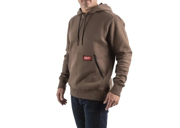 Толстовка WHMW MILWAUKEE, з капюшоном, коричнева, розмір XXL купить в Украине