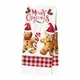 Набор полотенечек для кухни Ardesto Christmas Gingerbread 38х63см, 2шт, 100% хлопок, красный