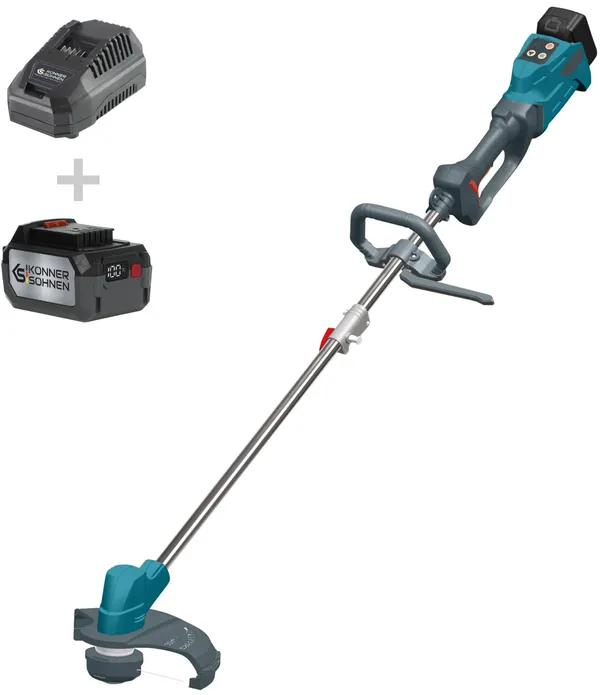 Триммер садовый аккумуляторный Konner&Sohnen KS BCT-20V, 20В акб 1?4А·час 3.8кг
