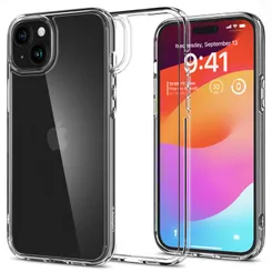 Чохол Spigen для iPhone 15 Plus, Crystal Hybrid, Crystal Clear фото