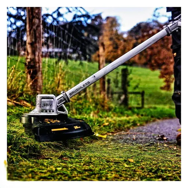 Триммер садовый аккумуляторный DeWalt бесщеточный 18В 36см леска 3.6 кг без АКБ и ЗП заказать