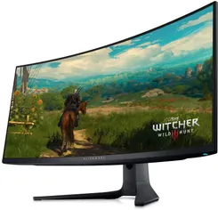 Монітор DELL 34" AW3423DWF HDMI, 2xDP, USB3.2, Audio, QD-OLED, 3440x1440, 21:9, 165Hz, 0.1ms, sRGB 149%, Delta E<2, CURVED, FreeSync, HAS, HDR400 фото