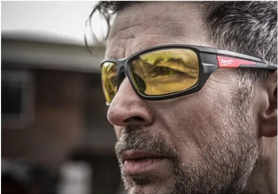 Купить Окуляри захисні PERFORMANCE MILWAUKEE, з покриттям AS/AF (жовті)