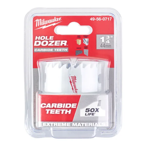 Коронка Bi-Metal Carbide MILWAUKEE, діаметр 44мм цена в Украине