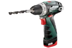 Шурупокрут-дриль акумуляторний Metabo PowerMaxx BS 10.8В 2x2.0А·год 17·34Нм 0-360·0-1400об·хв 0.95кг фото