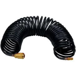 Шланг пневматический Stanley спиральный 6х8мм 10бар 10м 0.4кг фото