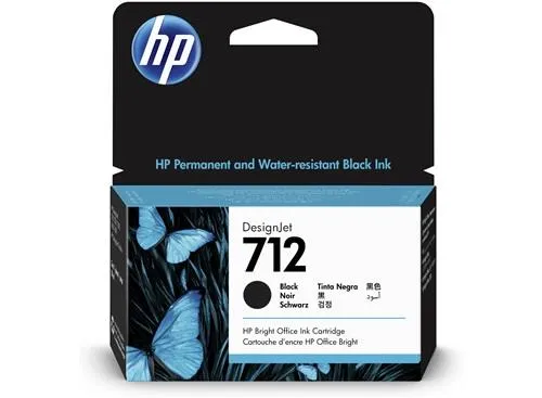 Картридж HP 712 DesignJet T230/T630/T650 Black 38ml