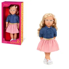 Кукла Our Generation Эмили в джинсовой рубашке 46см фото