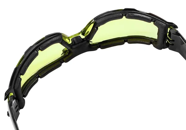 Окуляри захисні Neo Tools протиосколкові, клас захисту FT, гумові дужки, полікарбонат, жовтий купить в Украине