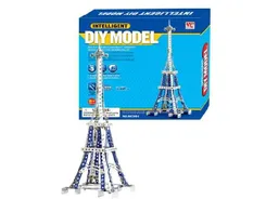 Конструктор металлический Same Toy Inteligent DIY Model Эйфелева башня 352эл. фото