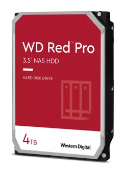 Жорсткий диск WD  4TB 3.5" 7200 256MB SATA Red Pro NAS фото