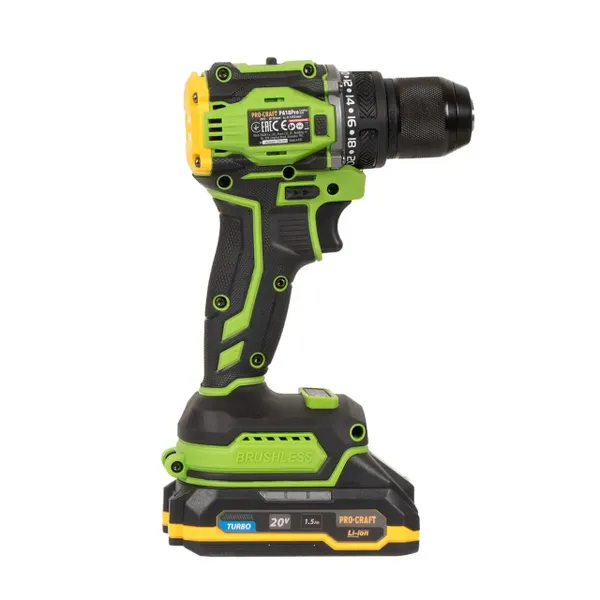 Купить Бесщёточный аккумуляторный шуруповерт Procraft PA-18Pro в кейсе (АКБ+ЗУ)