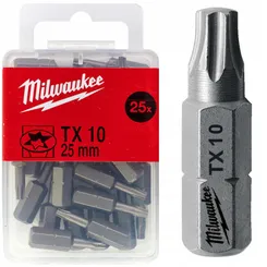 Біта SHOCKWAVE MILWAUKEE, TX10, 25мм, (25шт) фото