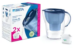 Фільтр-глечик Brita Marella XL Memo MXPro 3.5л (2л очищеної води) з фільтр-картриджем 2шт, синій фото