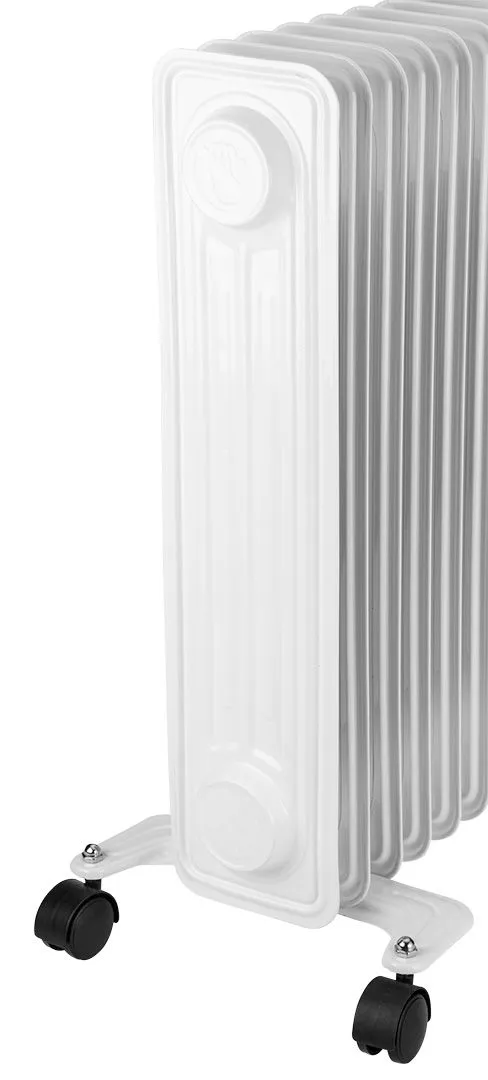 Обогреватель масляный Neo Tools, 30м2, 2500Вт, мех. упр-ние, 11 секций, белый цена в Украине