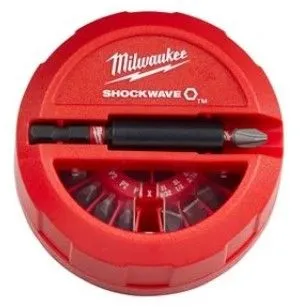 Биты Milwaukee Shockwave Carabiner, набор 10шт, сталь