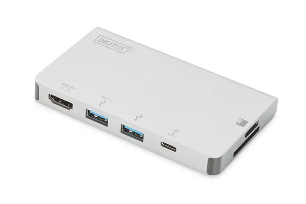 Хаб DIGITUS USB-C > HDMI/2xUSB-A/USB-C/SD/MicroSD