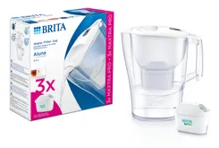 Фільтр-глечик Brita Aluna Memo MXPro 2.4л (1.4л очищеної води) з фільтр-картриджем 3шт, білий фото