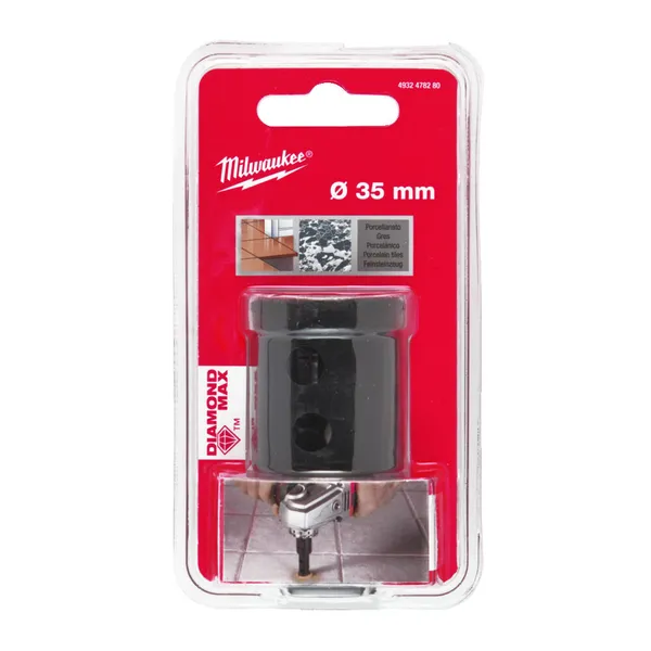 Коронка алмазна Diamond Max MILWAUKEE, O35мм цена в Украине