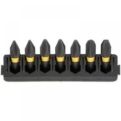 Биты DeWalt FlexTorq 25 мм Рh1 Рh2 Рh3 набор 7шт фото