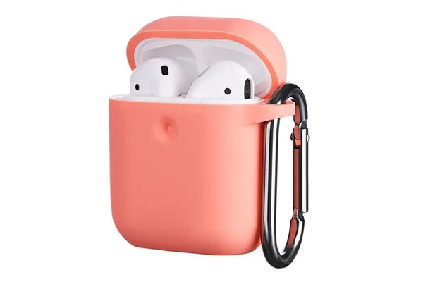 Чохол 2Е для AirPods (Gen 1-2, 2016-2019), Pure Color Silicone (3.0mm) , рожевий