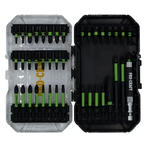 Набор бит 41 шт Procraft IBS-41 для шуруповерта в кейсе купить в Украине