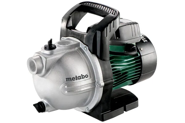 Насос садовый Metabo P 4000 G, 1100 Вт, 4 куба/час, высота подачи 46м, всасывание до 8 м, 12.2 кг