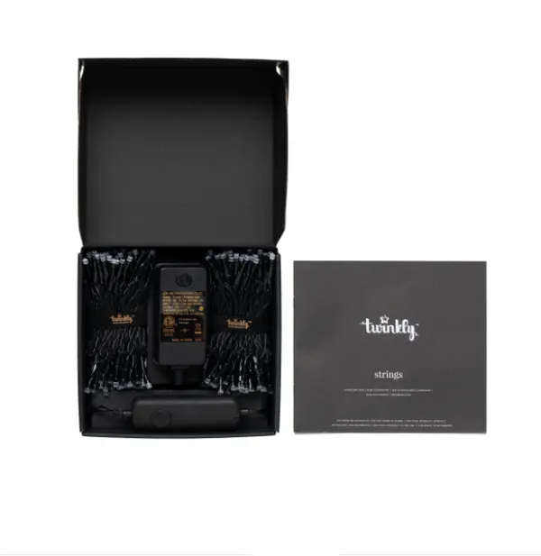 Гирлянда Smart LED Twinkly Strings RGB 400 IP44 32м черный кабель купить в Украине