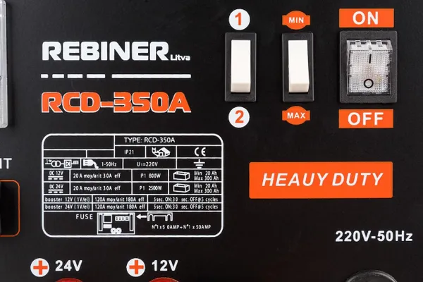 Пуско-зарядний пристрій Rebiner RCD-350A фото №9