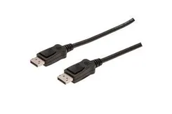 Кабель DisplayPort (M/M) DIGITUS, 2м, чорний фото