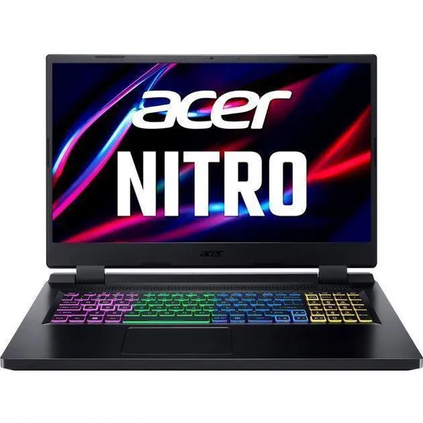 Ноутбук Acer Nitro 5 AN517-55 17.3" QHD IPS, Intel i9-12900H, 32GB, F1TB, NVD4060-8, Lin, чорний