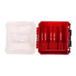 Набір коронок алмазних 1/4 Hex Diamond Max o6 мм MILWAUKEE (5шт), пластиковий кейс фото