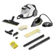 Пароочиститель Karcher SC 5 EasyFix Iron, 2250Вт, 1500мл, 4.2Бар, утюг+ швабра, белый