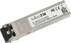 Трансивер MikroTik S-85DLC05D SFP, 1x1000BaseSX, MM, 550м, LC фото