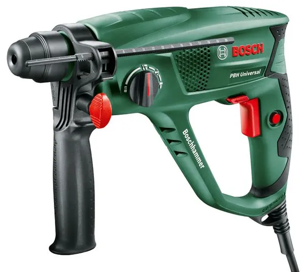 Перфоратор Bosch PBH 2100 RE SDS-plus 550Вт 1.7Дж 2.2кг