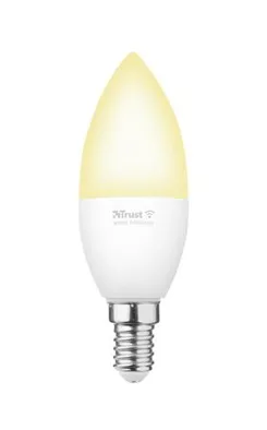 Лампа умная Trust E14 470 Lumen, 1800-6500k, белый фото