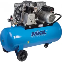 Компресор одноциліндровий (100 л, 600 л/хв) "Тайфун" MIOL 81-194 масляний клиноремінний фото