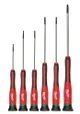 Набір викруток Torx MILWAUKEE для точних робіт, (6шт) кейс на блискавці