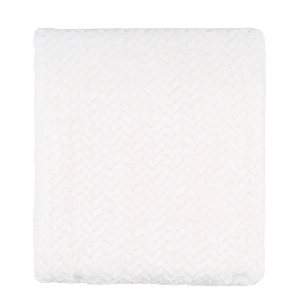 Плед ARDESTO Jacquard Braid 160х200см, 100% полиэстер, айвори цена в Украине