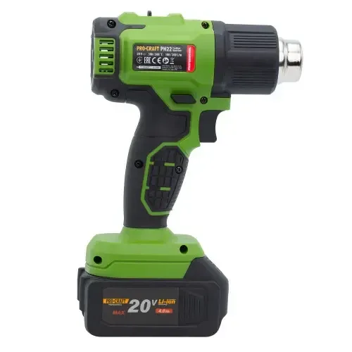 Фен будівельний акумуляторний Procraft PH-22 (без АКБ та ЗП) відгуки